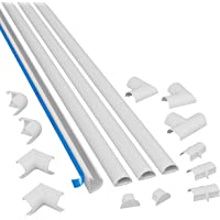 Los mejores  - D-Line 3015KIT001 Multipack de Canaleta para Cableado- Blanco- 30x15mm (Mini)- Set de 4 Piezas